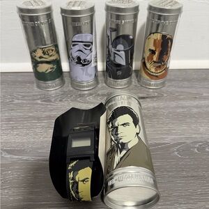 5 Star Wars Character Watch with Collectible Tin